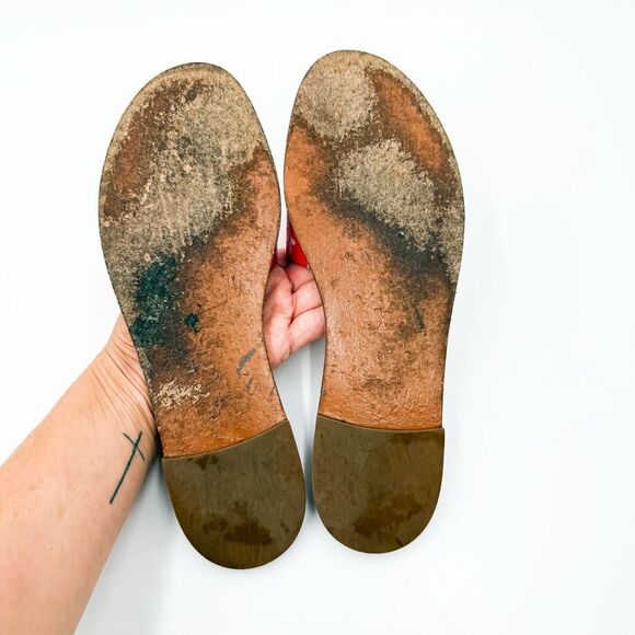 Louis Vuitton LV Lock It Slides Escale Two Tone Flat Sandals EU 39 US 9 - Picture 9 of 12